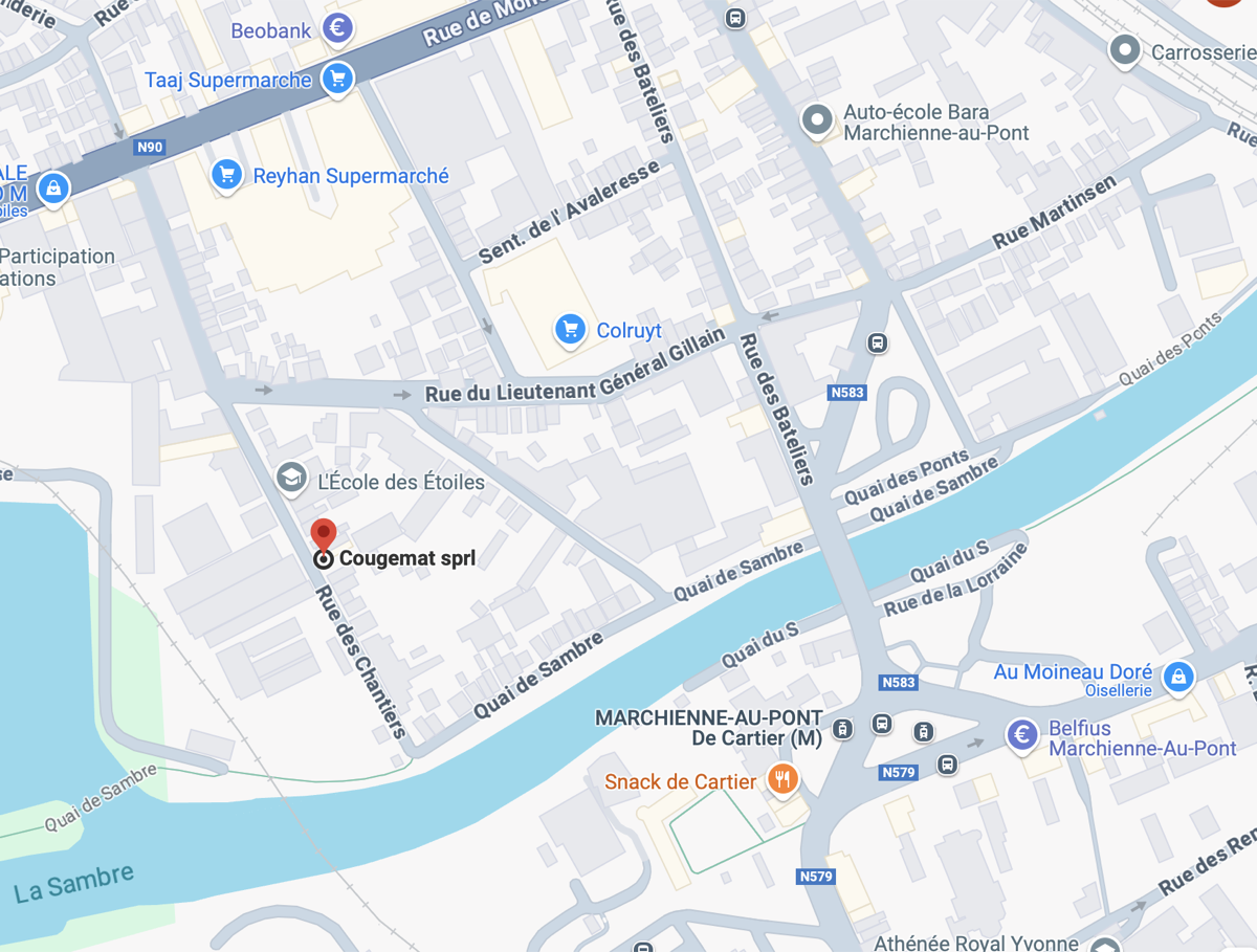 Carte de Cougemat sprl